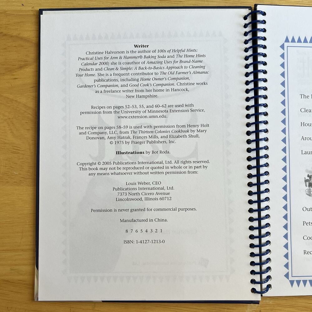 Over 100 Helpful Household Hints With Salt Baking Soda And Vinegar Hardcover - Picture 3 of 13